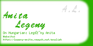 anita legeny business card